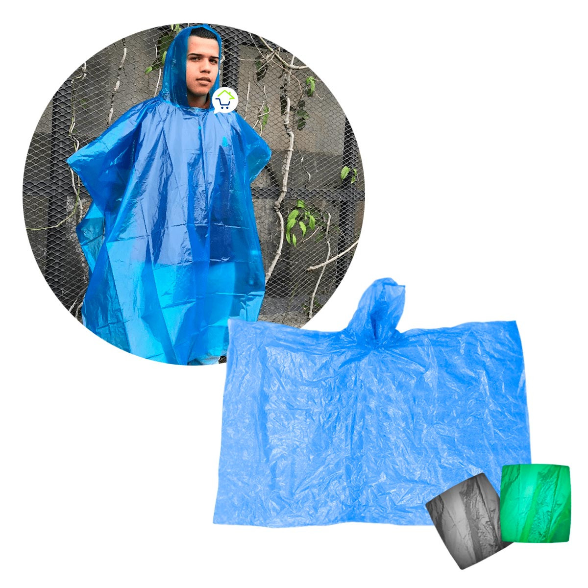 Set x3 Impermeables Poncho Capa IMCC01